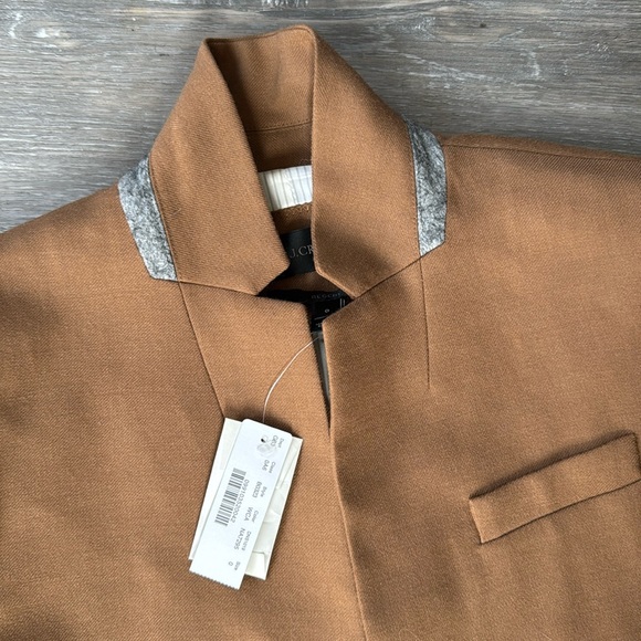 J.CREW Regent Wool Blazer Jacket Stripe Camel - Picture 11 of 14